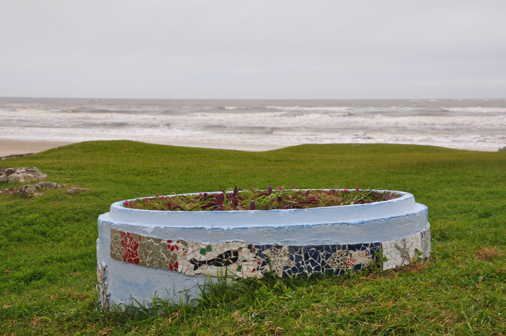 Escadaria da Praça Pinheiro Machado para a Praia Grande